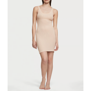 Сукня-пеньюар Luxe Modal Ribbed Slip Marzipan
