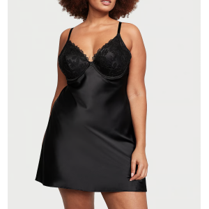 Пеньюар Victoria's Secret Fishnet Ziggy Slip Black
