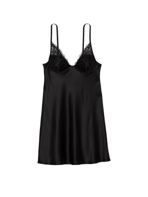 Пеньюар Victoria's Secret Fishnet Ziggy Slip Black