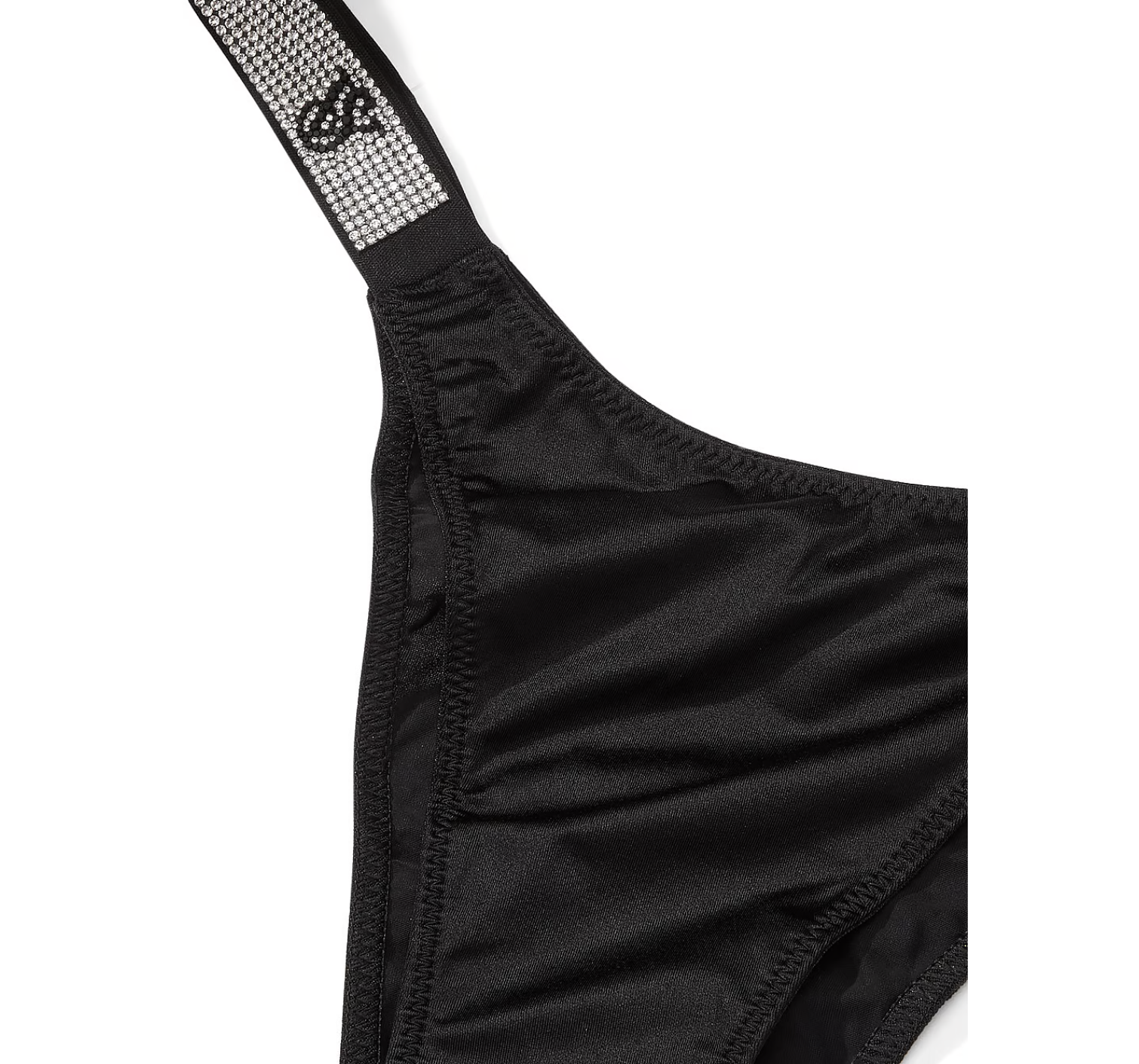 Трусики Shine Strap Brazilian Panty Black