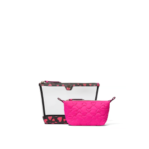 Косметичка 2-Piece Makeup Bag Hearts