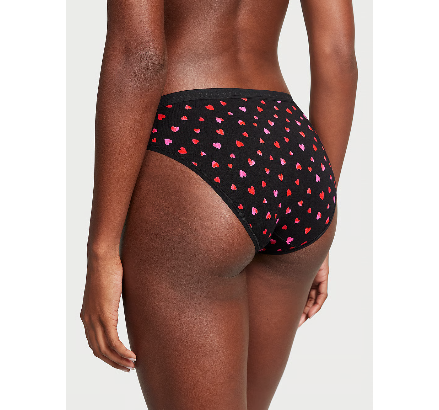 Трусики бикини Cotton Bikini Panty Black Hearts
