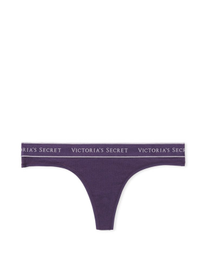 Трусики Logo Cotton Thong Panty Purple