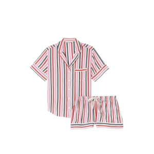 Пижама Short Cotton Pajama Set Stripe