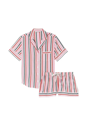 Пижама Short Cotton Pajama Set Stripe