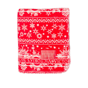 Плед Plush Fleece Blank Red Print