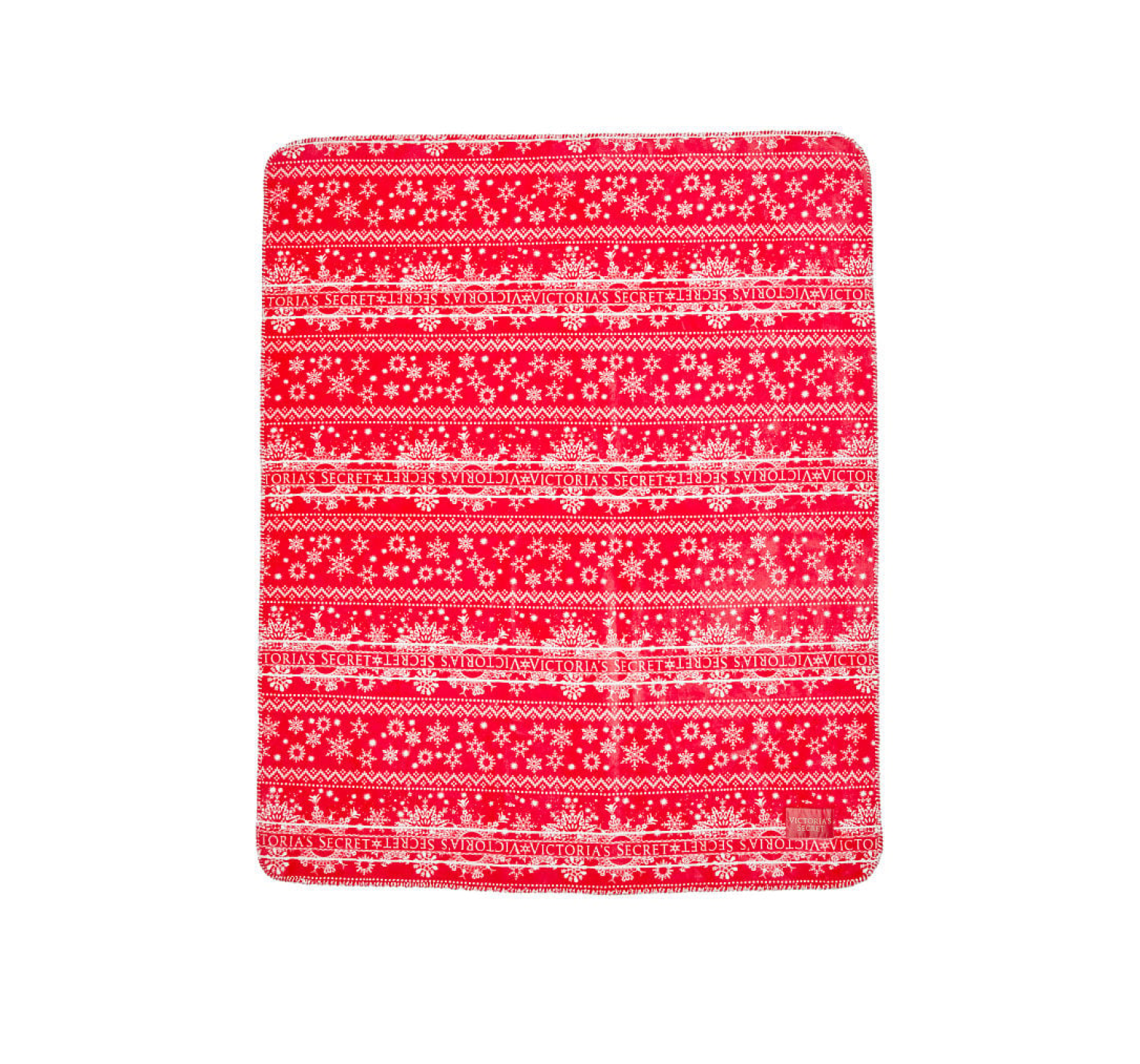 Плед Plush Fleece Blank Red Print