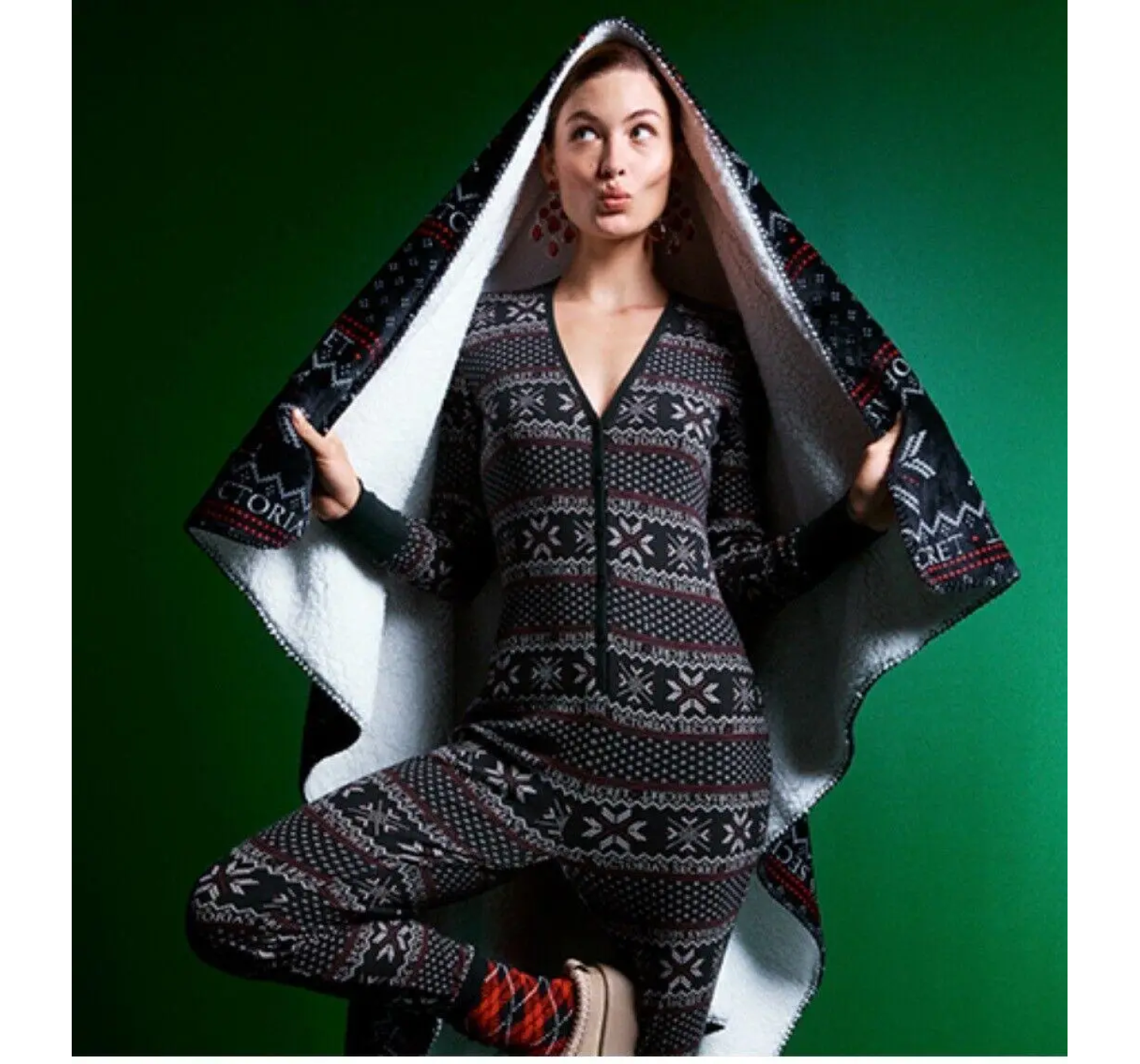 Плед Plush Fleece Blank Black Print