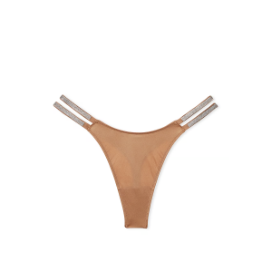Трусики Double Shine Strap Smooth Thong Panty Toffee