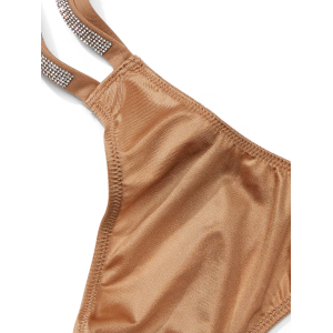 Трусики Double Shine Strap Smooth Thong Panty Toffee