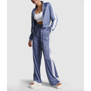 Спортивный костюм Mesh Tech Cropped Full-Zip Jacket Wide-leg Pants Dusty Iris