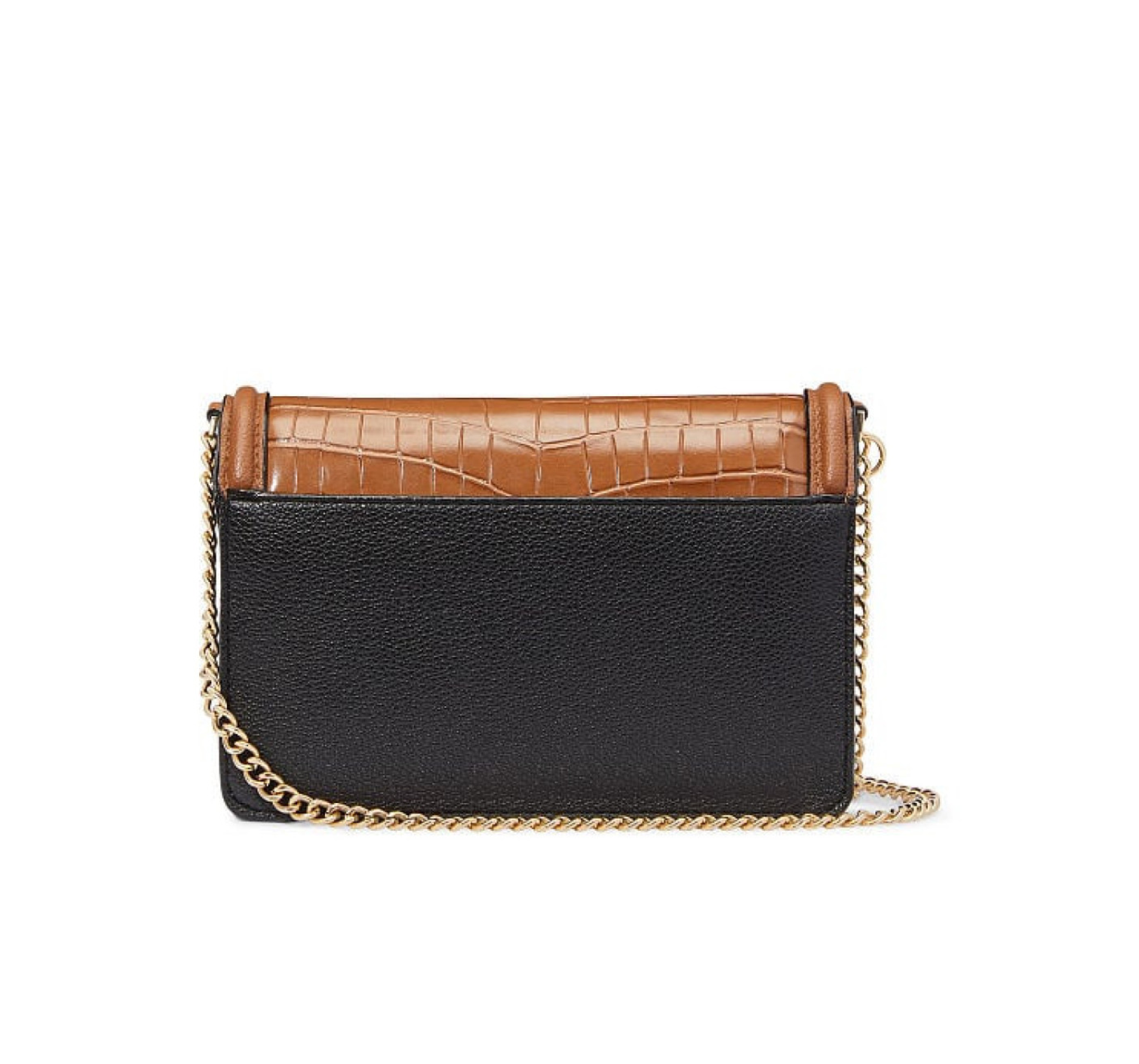 Крос-боді Black & Brown Croc Cross-body