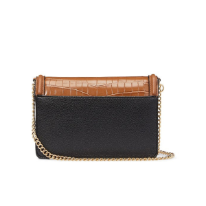 Крос-боді Black & Brown Croc Cross-body