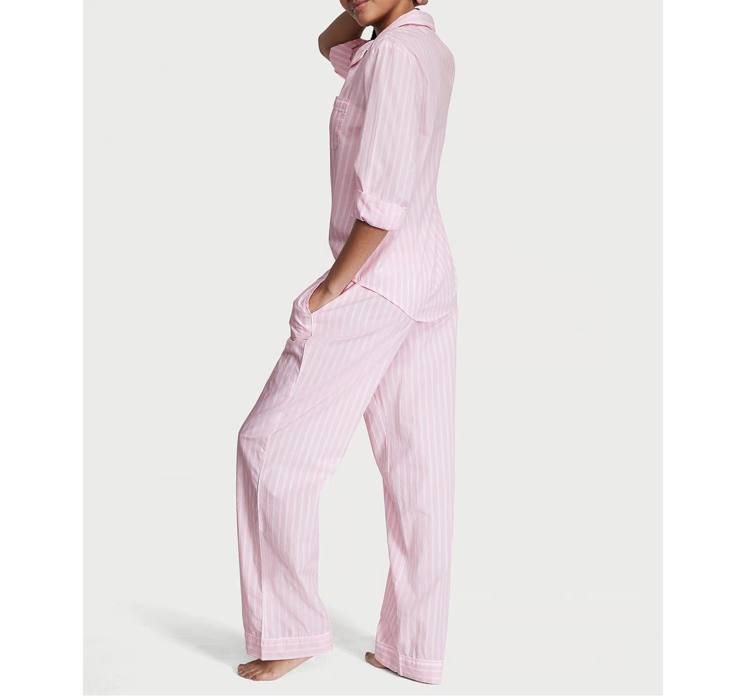 Пижама Cotton Long Pajama Set  Pretty Blossom Stripes