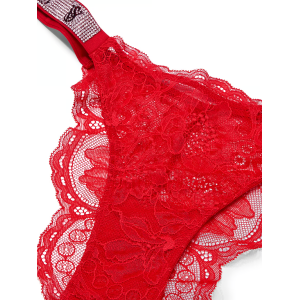 Трусики Shine Strap Lace Brazilian Panty Lipstick