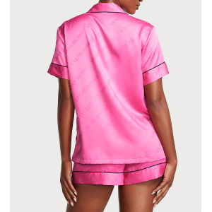 Піжама Satin Short Pajama Set Hollywood Pink