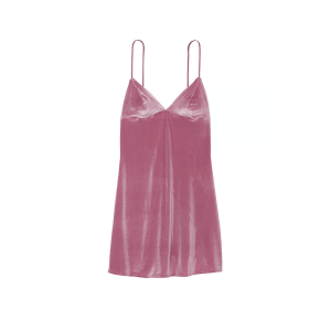 Пеньюар Velvet V Neck Slip Dress Pink