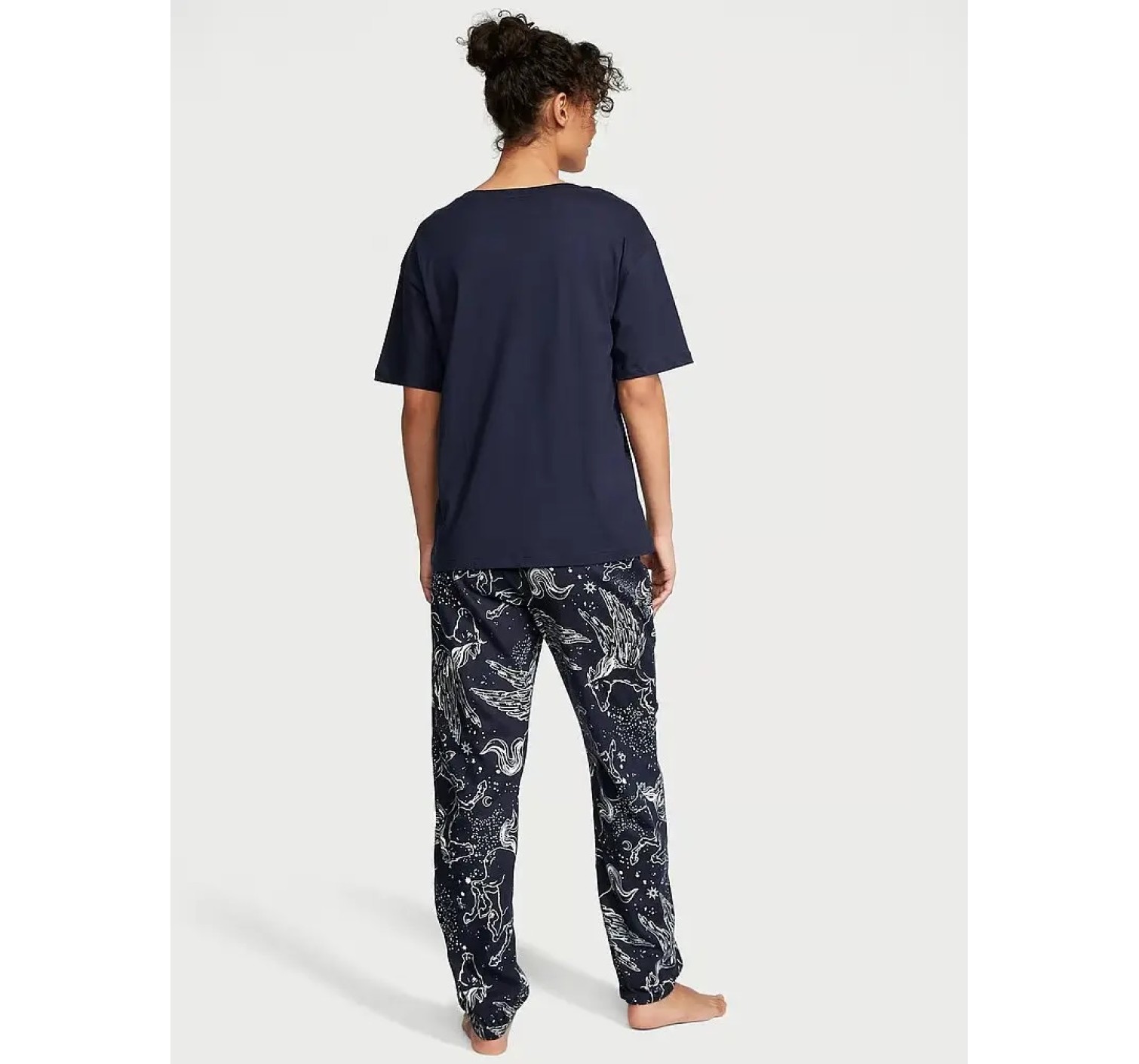 Піжама Cotton & Flannel Tee-jama Set Blue
