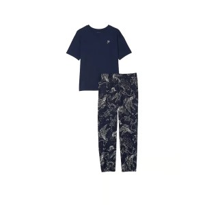 Піжама Cotton & Flannel Tee-jama Set Blue