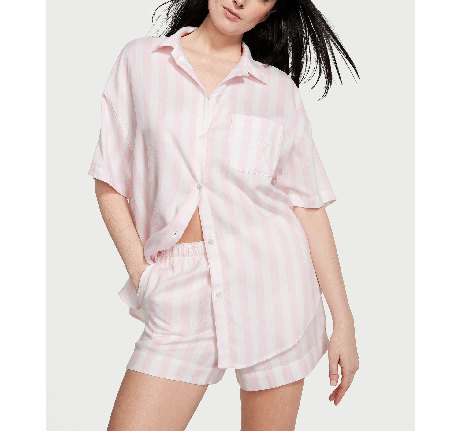 Піжама Cotton-Modal short Pj Set Pretty Blossom Stripes