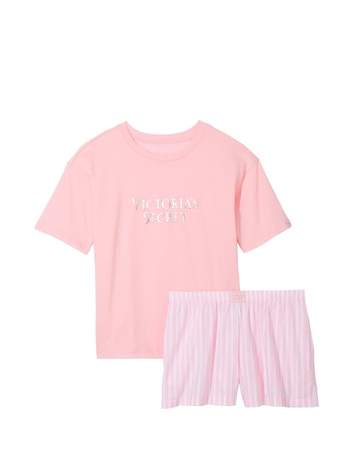 Пижама Cotton Short Tee-Jama Set Pretty Blossom Stripes