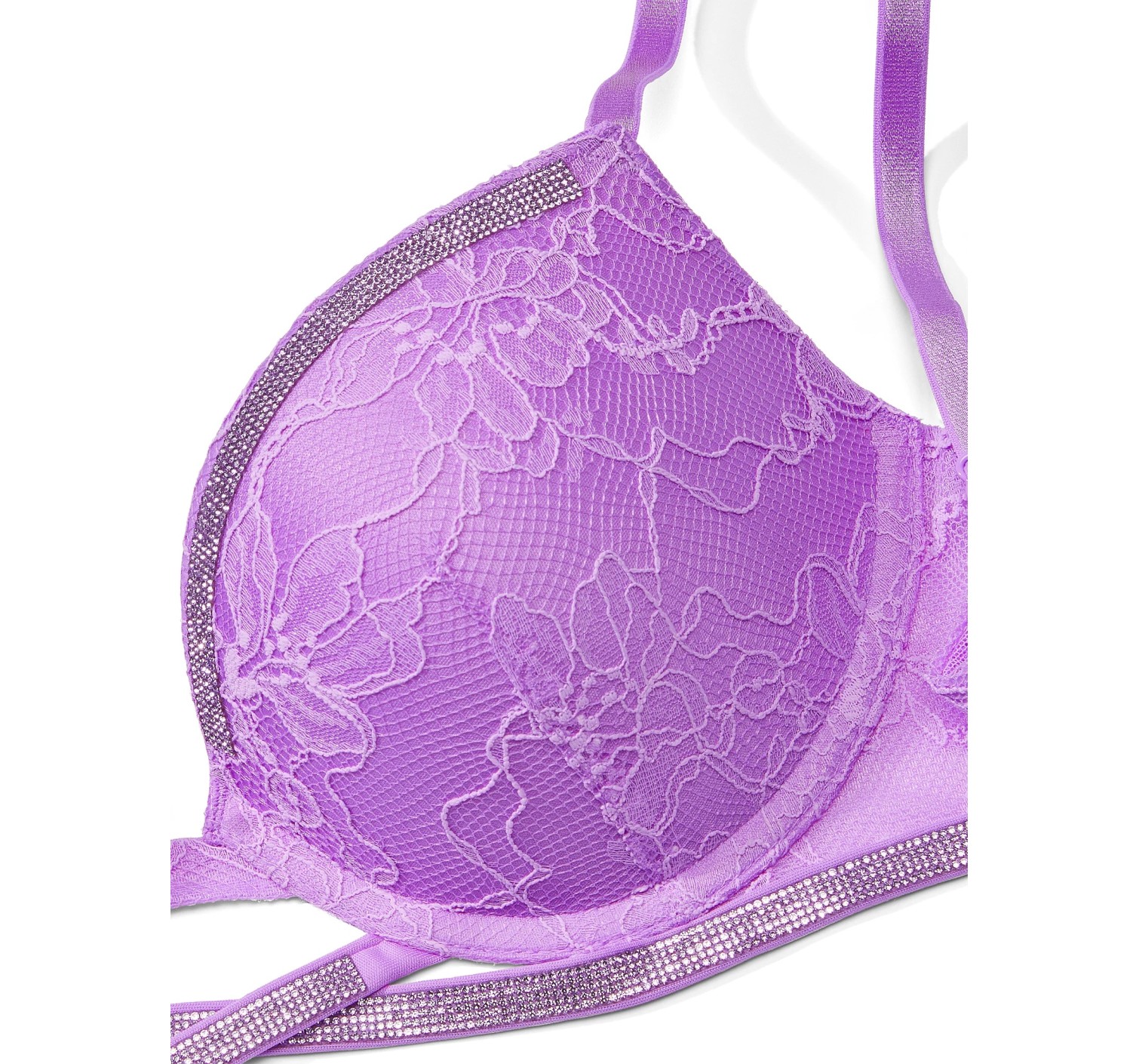 Комплект белья Shine Cradle Lace Push-Up Bra Purple Paradise Set