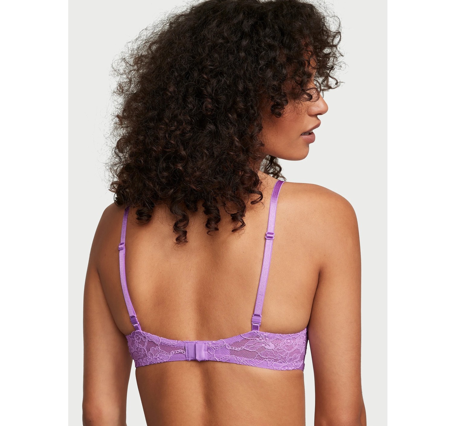 Комплект белья Shine Cradle Lace Push-Up Bra Purple Paradise Set