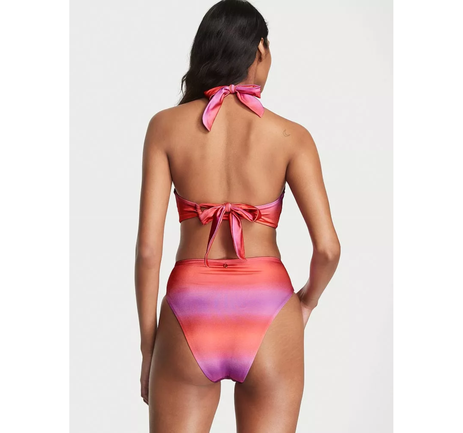 Купальник Twist Multiway Halter Bikini Top Twist Thong Bikini Bottom