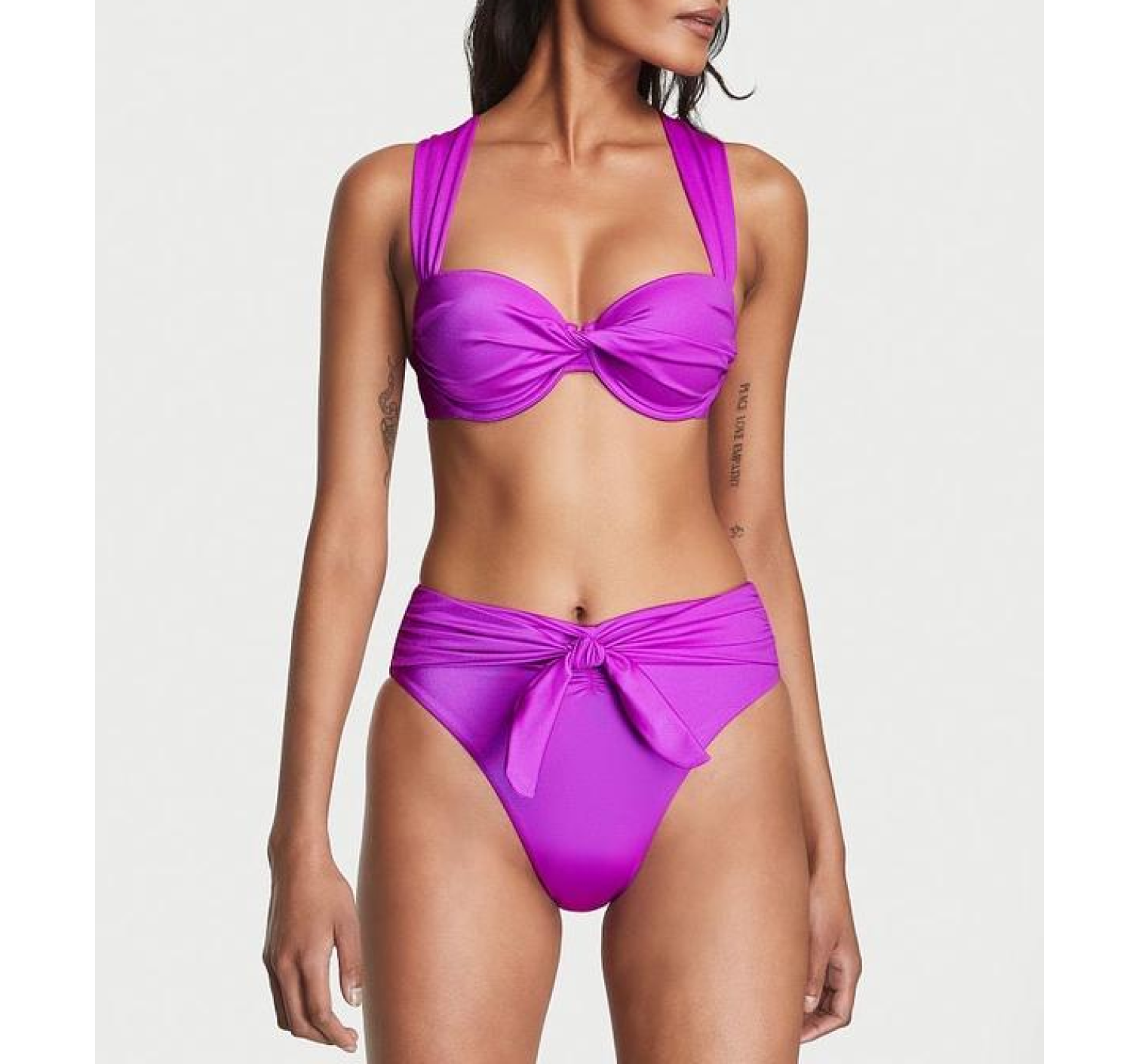 Купальник Twist Balconette Bikini Top Twist Thong Bikini Bottom