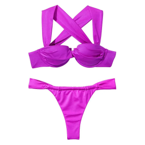 Купальник Twist Balconette Bikini Top Twist Thong Bikini Bottom