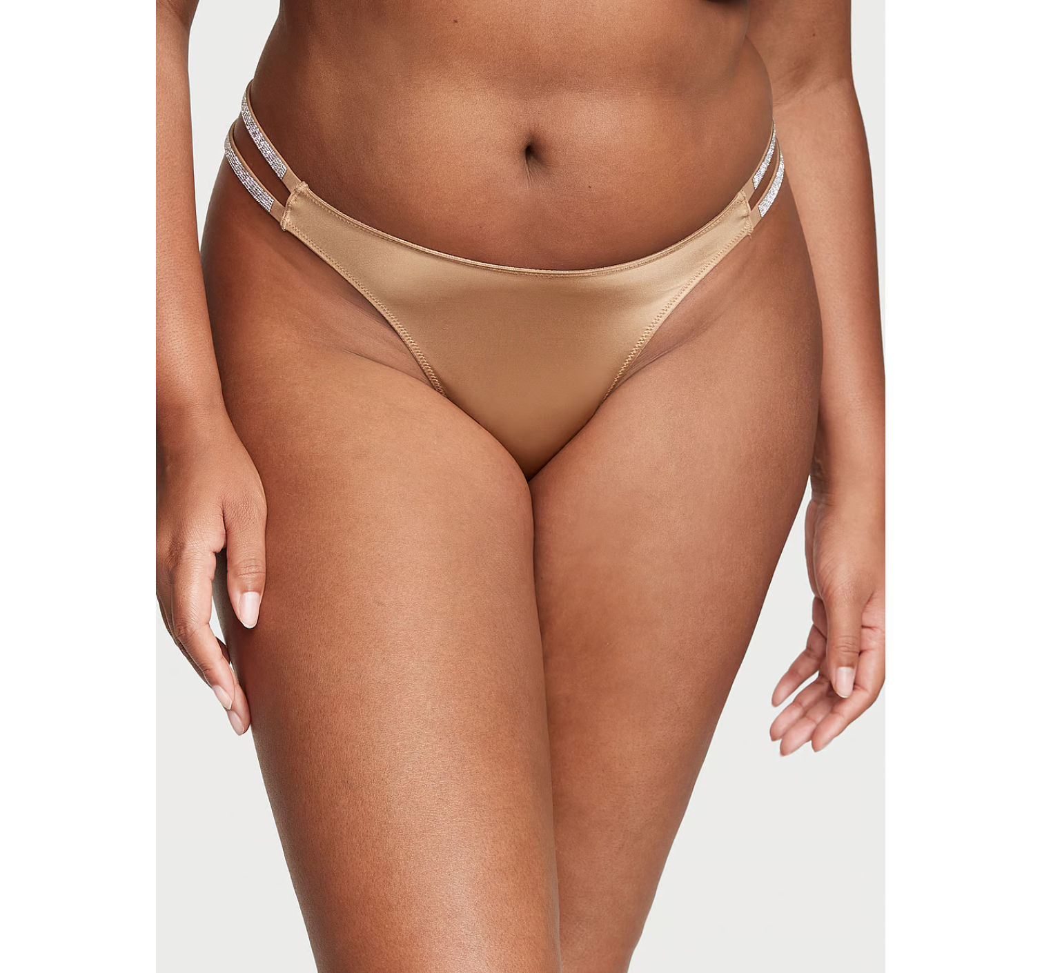 Комплект белья Sheer Shine Low-Cut Demi Bra Toffee