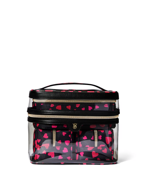 4 в 1 набор косметичек Victoria’s Secret 4-Piece Makeup Bag Hearts