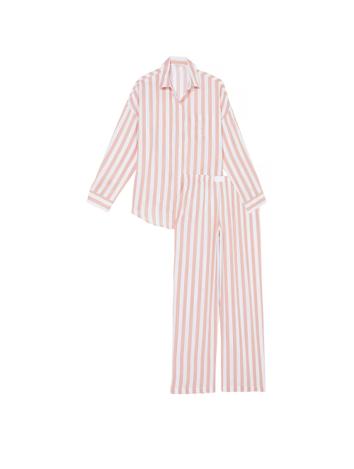 Піжама Cotton-Modal Long Pj Set Toasted Sugar Stripes