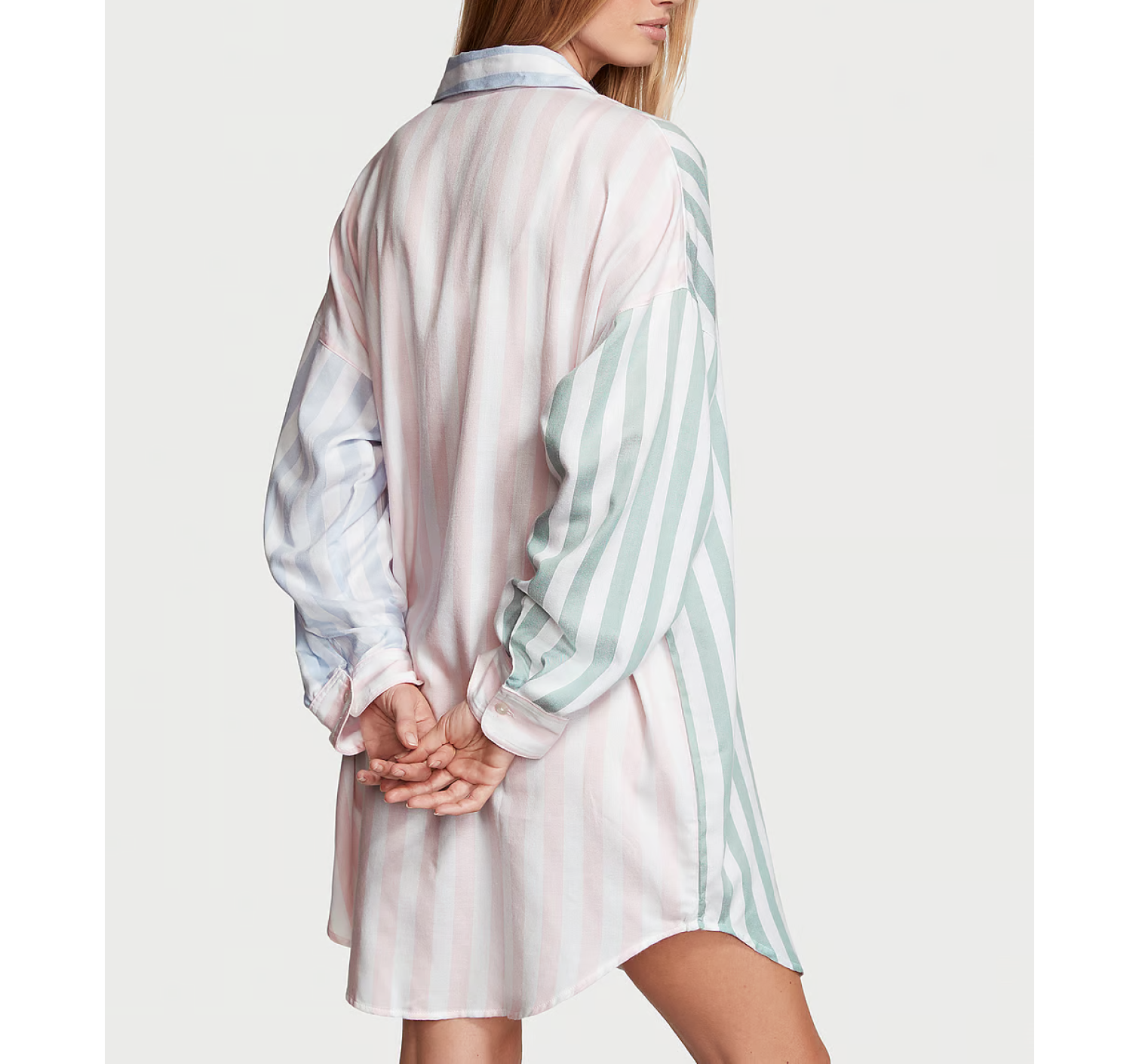 Нічна сорочка Modal-Cotton Sleepshirt Multicolor Stripes