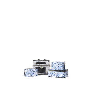 4 в 1 набор косметичек Victoria’s Secret 4-Piece Makeup Bag Blue Floral