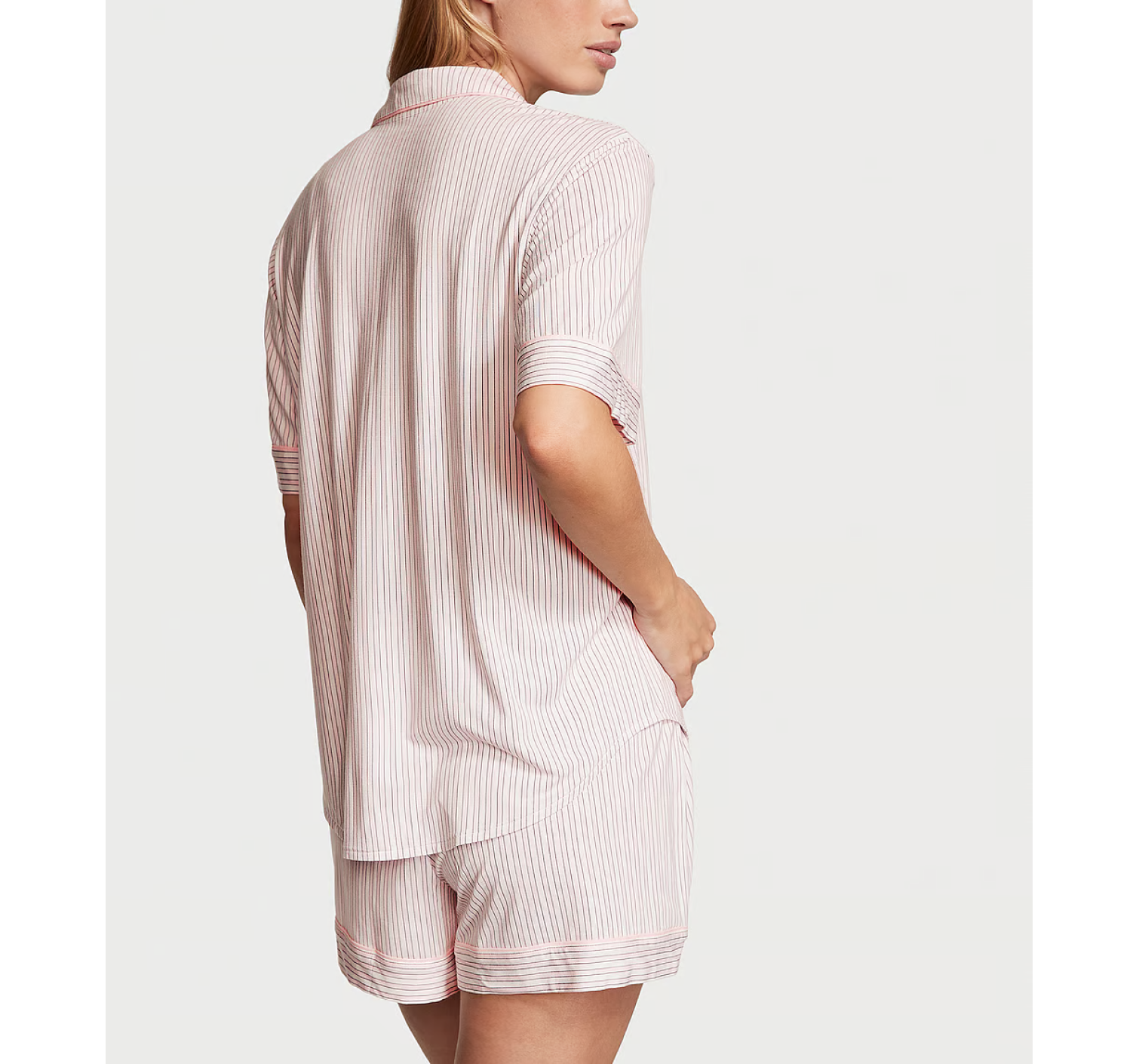 Піжама Modal Short Pajama Set Purest Pink Stripes