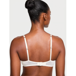 Комплект белья Sheer Shine Low-Cut Demi Bra Coconut White