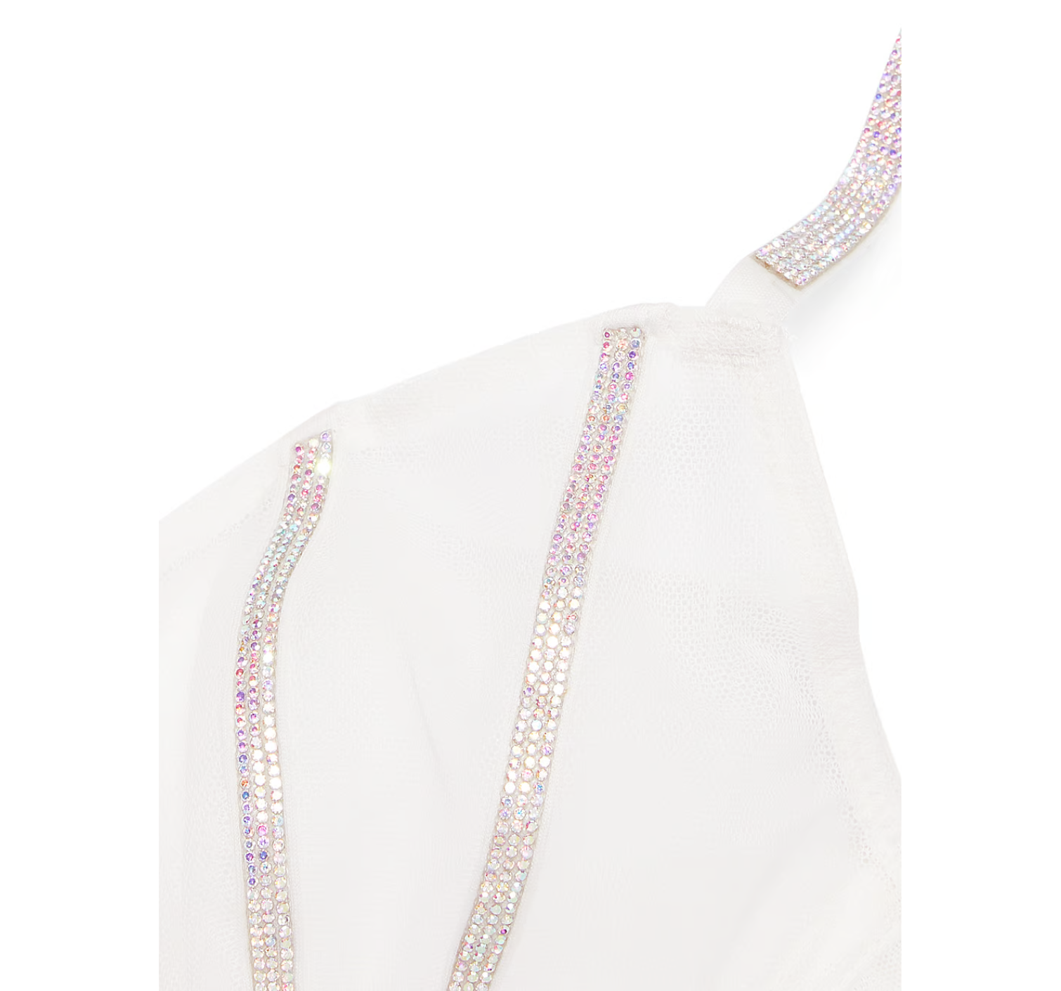 Комплект белья Sheer Shine Low-Cut Demi Bra Coconut White