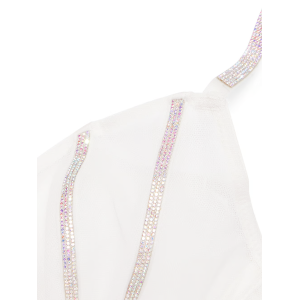 Комплект белья Sheer Shine Low-Cut Demi Bra Coconut White