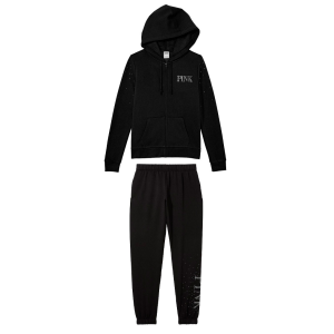 Спортивний костюм PINK Hoodie and Jogger Set Black VS