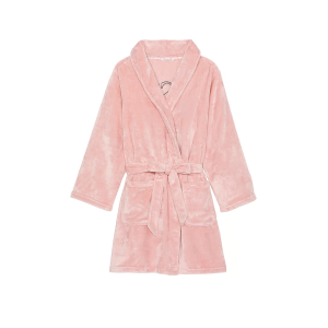 Плюшевый халат Short Cozy Robe Dusk Pink
