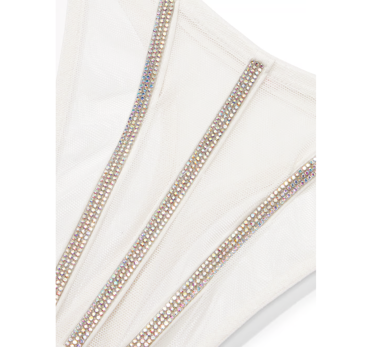 Трусики Sheer Shine Thong Panty Coconut White