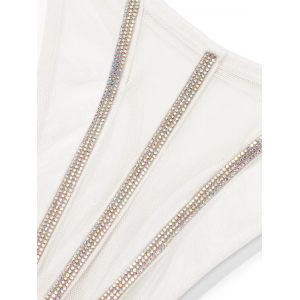 Трусики Sheer Shine Thong Panty Coconut White