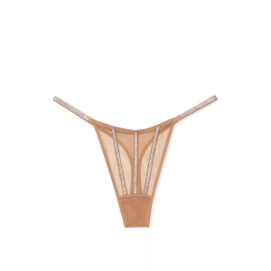 Трусики Sheer Shine Thong Panty Toffee