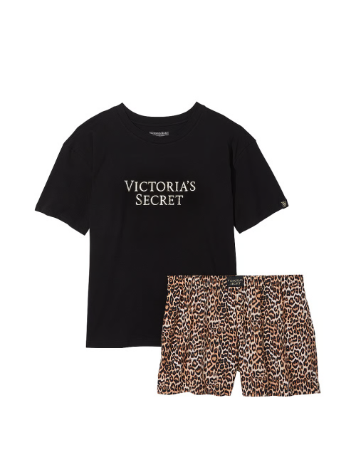 Піжама Cotton Short Tee-Jama Set Leopard