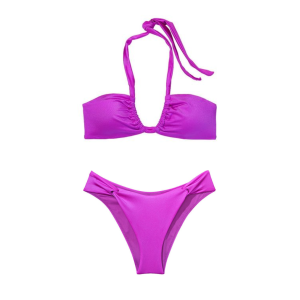 Купальник Twist Multiway Halter Bikini Top Twist Thong Bikini Bottom
