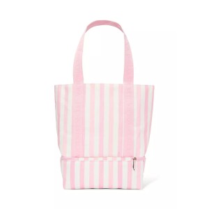 Пляжная сумка Cooler Tote Bag Pink Stripe