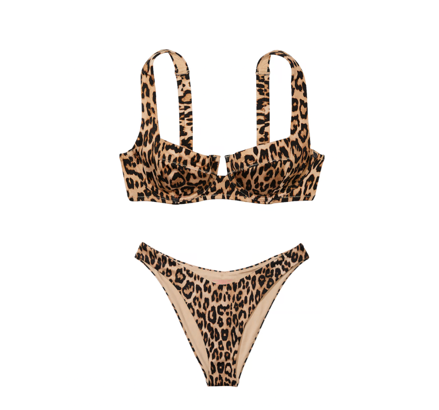 Купальник Mix & Match Full Coverage Bikini Top & Brazilian Bikini Bottom Leopard