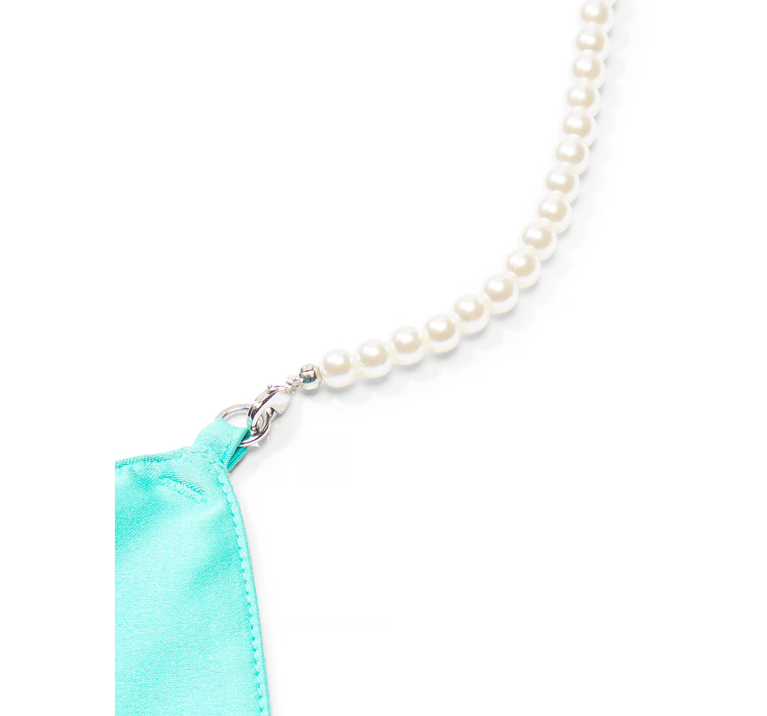 Пижама Satin Draped Pearl Strap Open-Back Cami & Shorts Set