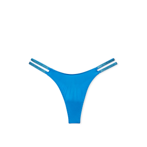 Трусики Double Shine Strap Smooth Thong Panty Shocking Blue